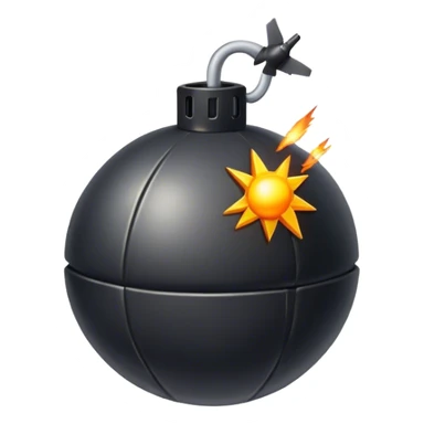 App icon that has a picture of a bomb sticker