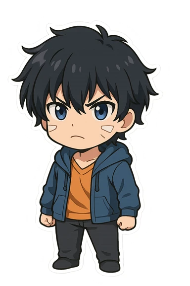 Sung Solo Leveling sticker