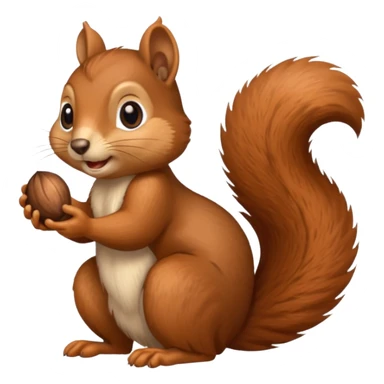 squirrel with a lot of work sticker