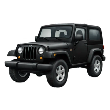 Black jeep sticker