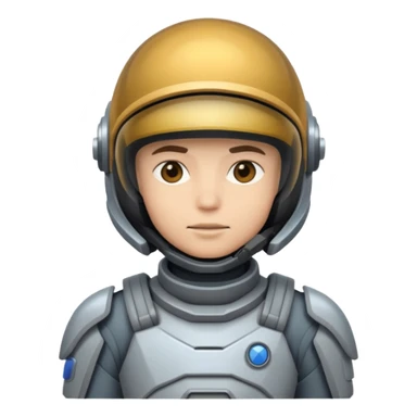 space fighter soldier sticker