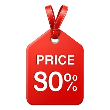 create emoji "price off" sticker