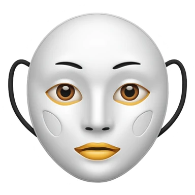 face mask sheet sticker