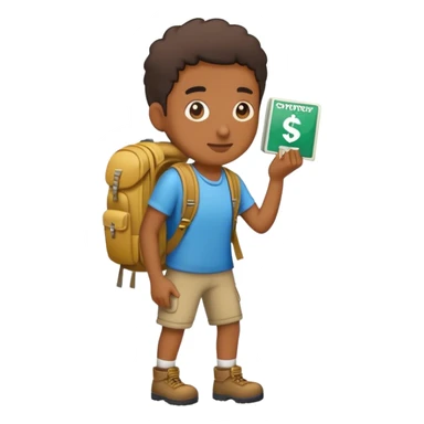 traveling with no money  sticker