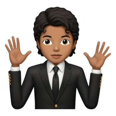 Micheal jackson doing the lean sticker