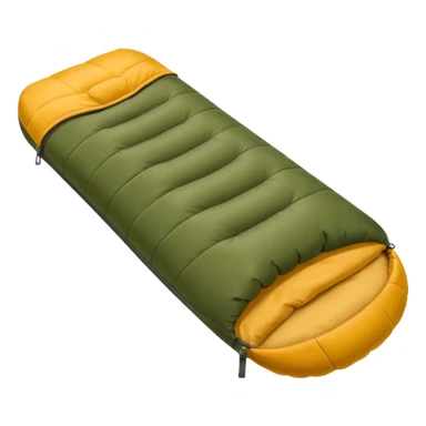 Camp Essentials, seeping bag sticker