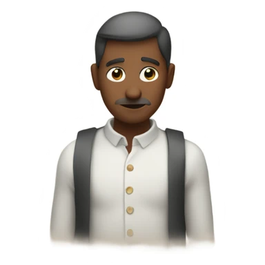 man looking at arrows growing up with a vinocular sticker