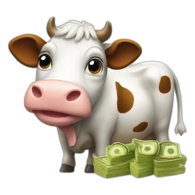 cash for cows sticker