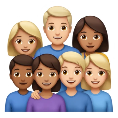 varias personas conversando de sus sentimientos. sticker