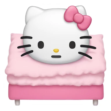 Hello kitty sleeps sticker