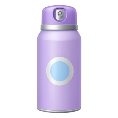 Pastel purple sunscreen spray  can sticker