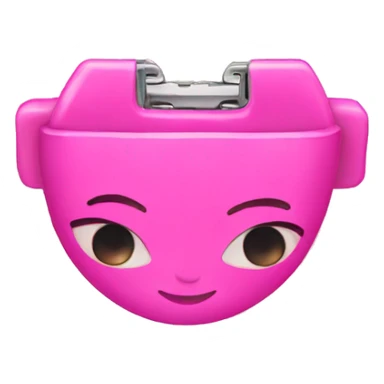 pink Pinces double clip sticker