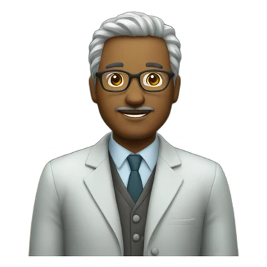 professor in front of green chalkboard sticker