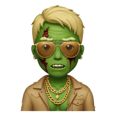 memoji zombie swag sticker