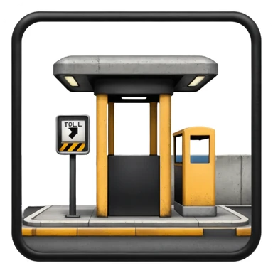 toll booth sticker