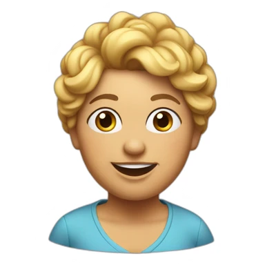 Fat Lizzie partying sticker