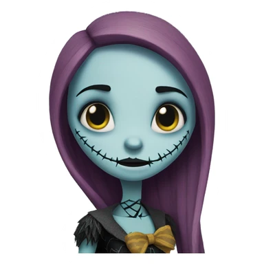 nightmare before Christmas Sally sticker