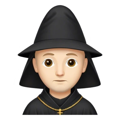 Orthodox monk sticker