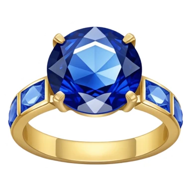sapphire ring sticker