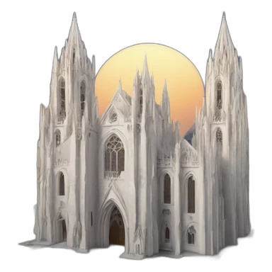 There are cathedrals everywhere for those with the eyes to see sticker