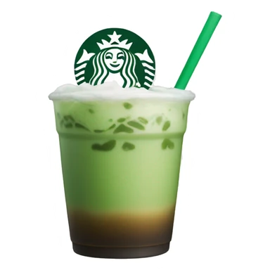 Starbucks iced matcha latte sticker