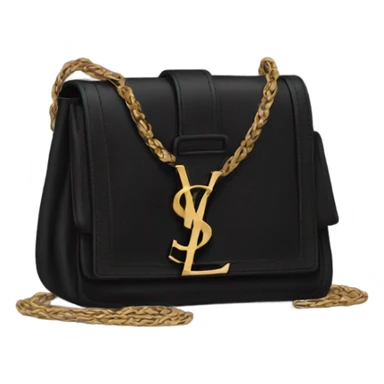 Black ysl bag sticker