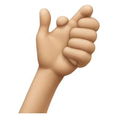 handshake elmer's glue between fingers sticker