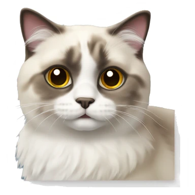 ragdoll shorthair cat sticker