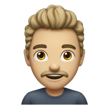 Mewing rn, can’t talk  sticker