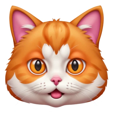 A shocked cat sticker