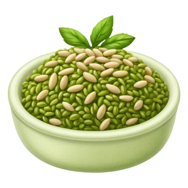 Farro con pesto leggero sticker
