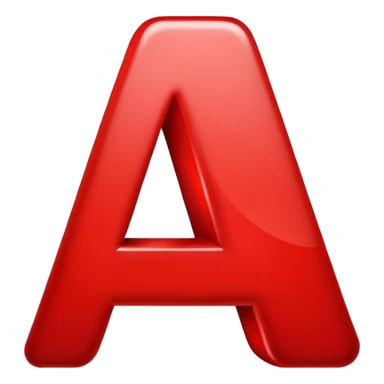 Letra A  sticker