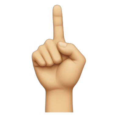 pointing someone from front sticker