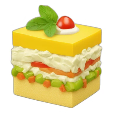 peruvian causa food sticker