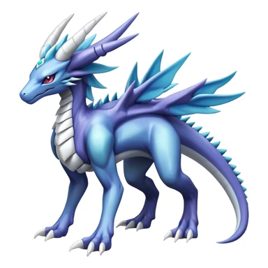  Cool Edgy Shiny Godly Ethereal Digimon-Suicune-Dialga-Reptile full body sticker
