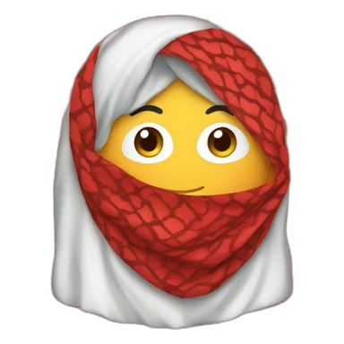red Keffiyeh sticker