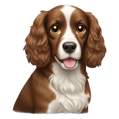 Spaniel dog sticker