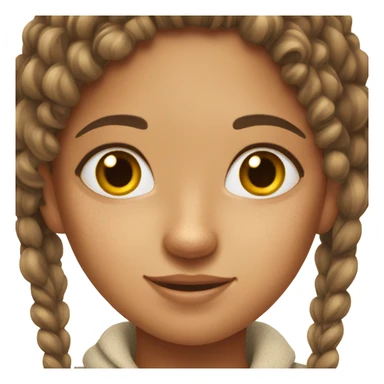 Girl with lots of freckles sticker