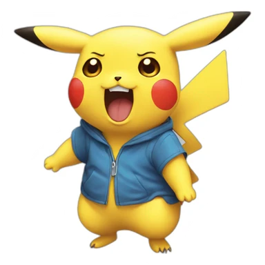 Pikachu-in-Cry sticker