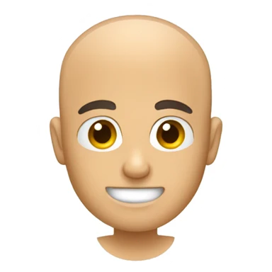 Person shaving his head  sticker