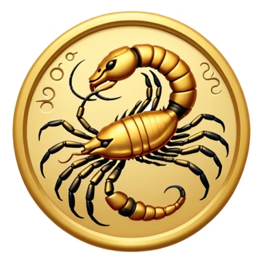 Scorpion zodiac sign. sticker