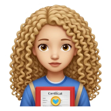 A girl with long curly hair sadly shows an IELTS certificate with a score of 3.0 sticker