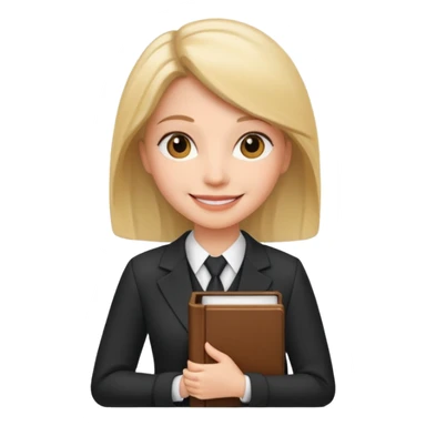 lady  lawyer. sticker