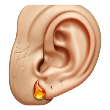 stretched earlobe sticker