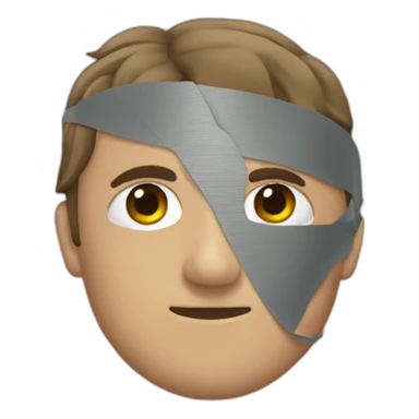duct tape eye patch sticker