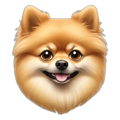 cool pomeranian spitz sticker