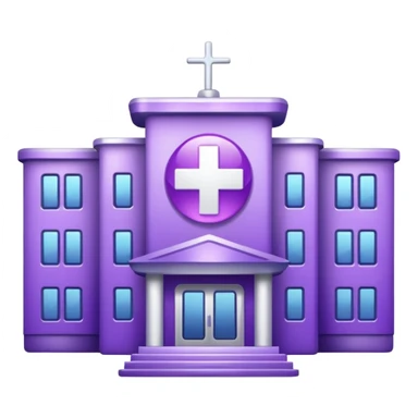 glitter purple hospital sticker