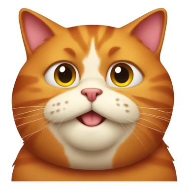 Red Fat cat sticker