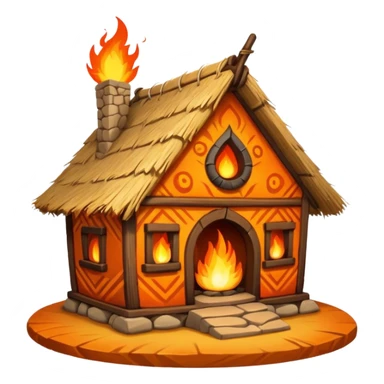 fire tribe house sticker
