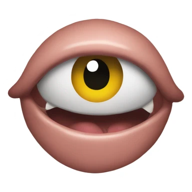 Eyes close and smack lips sticker